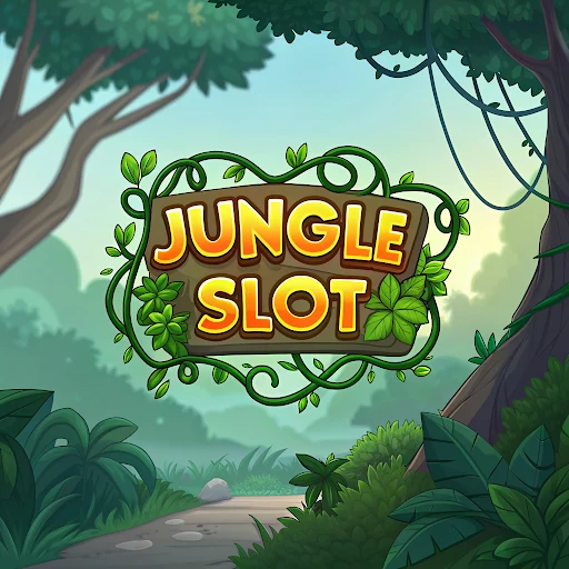 Jungle Slots game — lush tropical jungle environment with exotic animal symbols
